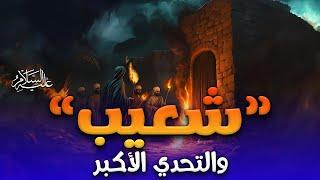 ظهر سيدنا شعيب مع قوم يقومون بالغش والاستيلاء علي حقوق الناس فكانت مهمة شاقة