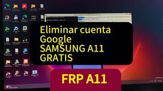 FRP SALSUNG A11 - Eliminar cuenta Google