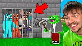 URATOWAŁEM YOUTUBERÓW z WIEZIENIA w Minecraft!