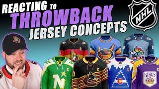 NHL Hockey THROWBACK Jersey Concepts!