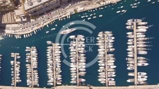 Aerial Footage Of Small Boats Moored At Harbor Drone Malta Travel Tourism Town Marine Yacht History