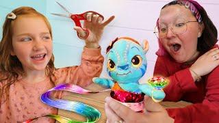 CRAFTS with ADLEY & ALLi ️ Making Baby Clothes DIY and fun Fashion Show! how to make doll costumes!