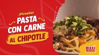 Pasta con carne al chipotle | Hazlo con MAXICARNE