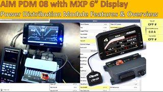 AiM PDM08 with MXP 6" Display - Features and Overview