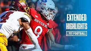 Minnesota at Rutgers | EXTENDED HIGHLIGHTS | Big Ten Football | 11/9/2024