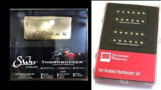 Suhr Thornbuckers vs Duncan JB