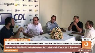 CDL realiza sabatina com candidatos a prefeito de Cajazeiras