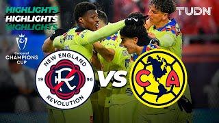 HIGHLIGHTS - New England 0-4 América | CONCACHAMPIONS 2024 | TUDN