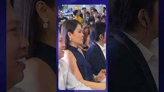 Hoa hậu Phương Lê nhún nhảy vui vẻ trong khi NSUT Vũ  Luân rất căng để lo sự kiện.