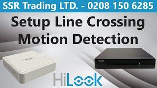 How to Setup Motion Detection Line Crossing HiLook DVR NVR Alerts to Phone App Live Notifications