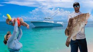 The Perfect Family Boat Day.. Fishing & Family Sandbar Day