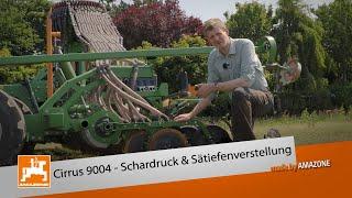 Cirrus 9004 - Schardruck & Sätiefenverstellung | AMAZONE