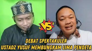 debat spektakuler..!!! UST.YUSUF MEMBUNGKAM PARA PENDETA SENIOR DALAM SEKEJAP...