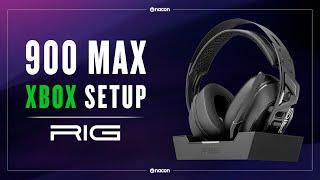 RIG 900 MAX HX Wireless Headset Setup for Xbox Series X and Xbox Series S