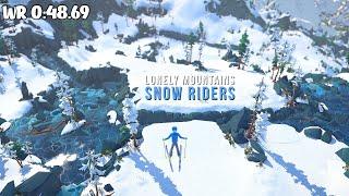 Lonely Mountains : Snow Riders WR 0:48.69 Tannenstein Eisige Allee Blue Slope - Blue Slope