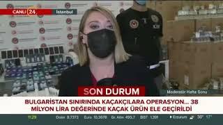 Dublör Tırlı Kaçakçılar Yakalandı - Melis Bakangöz 24 TV