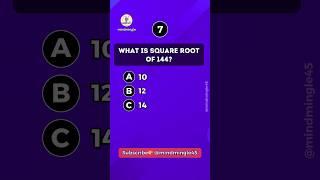 Square root quiz - Comment how many did you get right?  #quiz #math #squareroot #maths #shorts