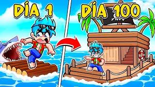 SOBREVIVÍ 100 DIAS en RAFT HARDCORE  Timba Vk