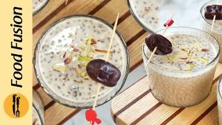 High Protein Dates Sharbat Ramadan Special Recipe by Food Fusion