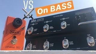 MXR Phase90 vs Line6 M9 Script Phase on BASS