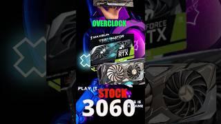 rtx 3060 overclock vs stock? #OpenGL #desktop #furmark #rtx #rtx3060 #rtx #gputest #fps #fpsgames