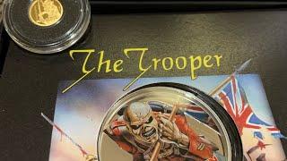 Iron Maiden The Trooper 1 oz Silver Coin and shoutout to @CashMoney007 #ironmaiden #silver #wooooo