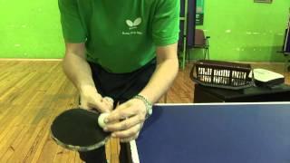 Table Tennis - подача с нижним вращением (объяснения)