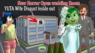 يوتا زوج اشمئزاز There's YUTA Wife disgust Secret New Horror Open wedding in Sakura School Simulator