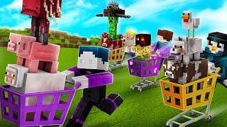 WER KANN MEHR MINECRAFT MONSTER FINDEN? (2v2v2 FORCE MONSTER BATTLE)