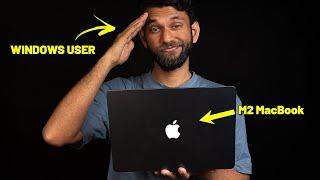 Windows User Tries MacBook M2 For the First Time!