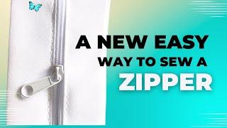 The Easiest Way to Sew in a Zipper