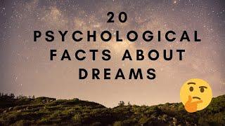 20 Psychological Facts About Dreams| Dream Facts| Psychology Facts