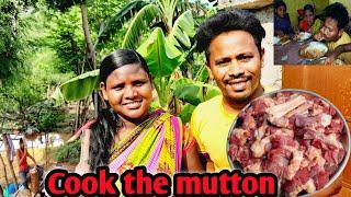 Cooking Mutton Khasi |Cooking In Village Style |Odisha Village Family Vlogs