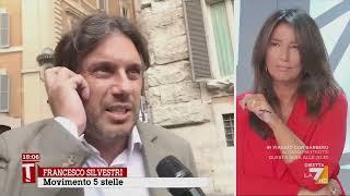 Francesco Silvestri in collegamento con Tagadà - La7 -9/9/2024