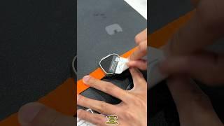 Applying Apple Watch Ultra 2 Screen Protector - SPIGEN GLAStR EZ Fit #shorts