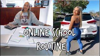 my online school quarantine routine !