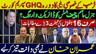 Trump's special envoy visits GHQ & Supreme Court – Direct warning to General Asim and Chief Justice?