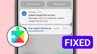 How to fix google play services update problem || Messages won't run unless you update Google Play