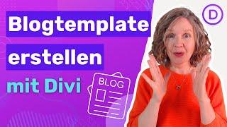 Eigenes Blogdesign für deine Beiträge | Divi Theme Tutorial