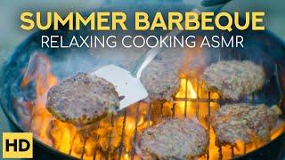 Cooking ASMR Relaxation - Summer Barbecue Ambience - Sizzling Meat Full HD