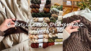 knitting the lana vest and a skirt no1 & secret santa • a knitter‘s vlogmas by marlene knits, week 3