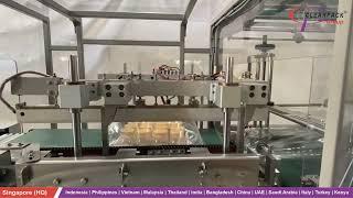 Automatic Shrink Wrapping Machine EFK250L with Shrink Tunnel 50ST25 for Jar Packaging- Clearpack