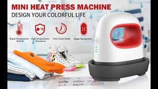 EasyPress Mini Heat Press Machine for T Shirts Shoes Hats and Small HTV Vinyl Projects