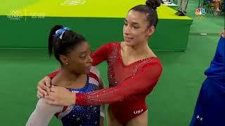 Simone Biles Floor All Around 2016 Olympics + medal ceremony