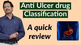 Anti Ulcer Drugs - Classification: A quick review for Competitive exams