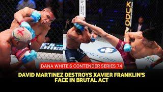 DWCS 74 results: David Martinez kicks Xavier Franklin in the face to earn win