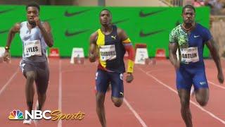 Lyles and Gatlin finish 0.01 and 15 years apart in men’s Diamond League 100m | NBC Sports