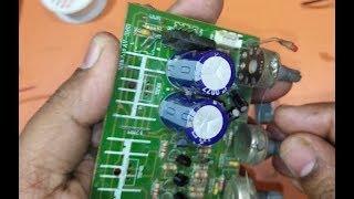 transistor amplifier repair