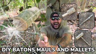 DIY Bushcraft Batons, Mauls and Mallets