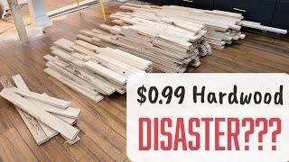 $0.99 Utility Oak Flooring - What You Actually Get